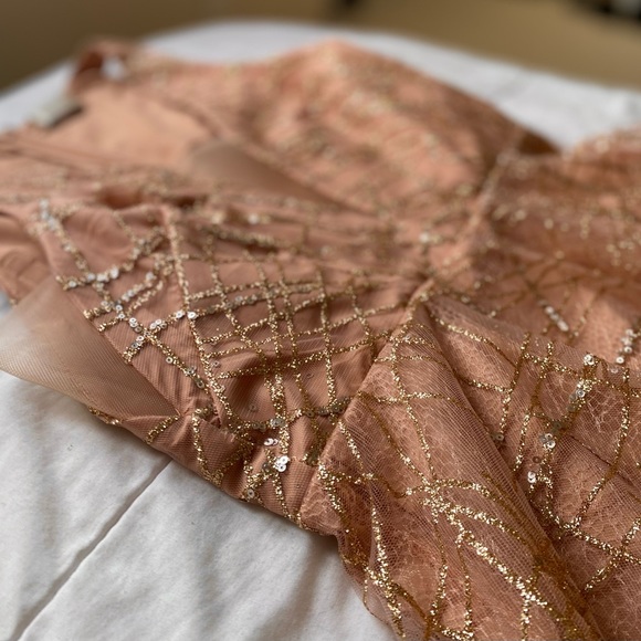 Pink Sunset Graduation Dress - Picture 3 of 3